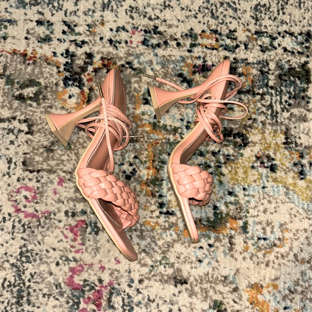 Cape Robbin Ankle Tie Heels